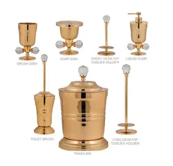 ست اکسسوری سرویس بهداشتی 5تکه DORITA مدلSHELVY