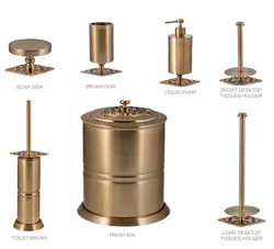 ست اکسسوری سرویس بهداشتی 5تکه DORITA مدل  GIX