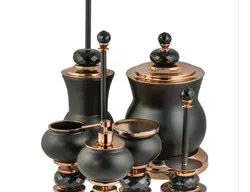ست اکسسوری سرویس بهداشتی 5تکه DORITA مدل  CUVER CRYSTAL