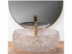 کاسه روشویی کریستال وارداتی کد S-100