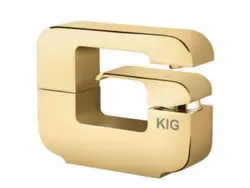 ست 4 تکه شیرآلات کی آی جی ( kig) مدل جنوا طلایی