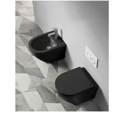 توالت وال هنگ آرماندو ویکاریو (Armando Vicario) مدل 5176  مشکی مات