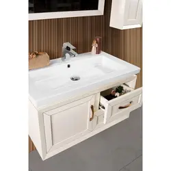 فول ست کابینت روشویی لوتوس جنس pvc مدل Royal-800