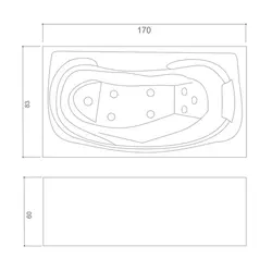 وان جکوزی ویستا مدل ویولت