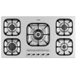 اجاق گاز صفحه ای استیل کن مدل 523S