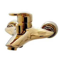 ست 4 تکه شیرآلات کلار مدل دریا طلایی