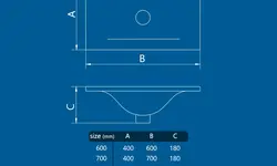 کاسه روشویی چینی کرد مدل دافنه