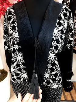 کت مخمل سوزن دوزی