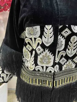 کت مخمل سوزن دوزی