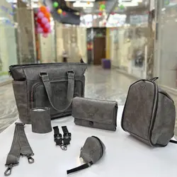 کیف و ساک لوازم مادر، کودک و نوزاد مدل لوییسا Luisa برند اوت Evet رنگ بندی کامل