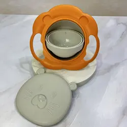 ظرف چرخشی 360 درجه ظرف غذای کودک چرخشی