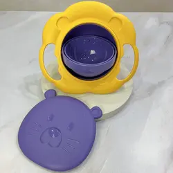 ظرف چرخشی 360 درجه ظرف غذای کودک چرخشی