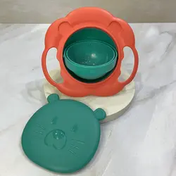 ظرف چرخشی 360 درجه ظرف غذای کودک چرخشی