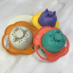 ظرف چرخشی 360 درجه ظرف غذای کودک چرخشی