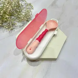 قاشق غذاخوری حالت گیرنده نوزاد و کودک سری پلاستیکی