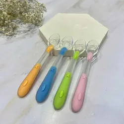 قاشق غذاخوری حالت گیرنده تمام سیلیکونی نوزاد و کودک