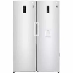 یخچال فریزر دوقلو ال جی مدل F411-B414LG Refrigerator Freezer 40 feet F411-B414 ا