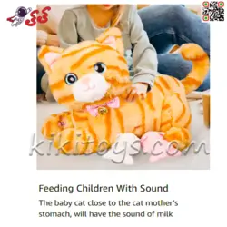 گربه اسباب بازی سنسوری و موزیکال با بچه CAT PETS 93381E