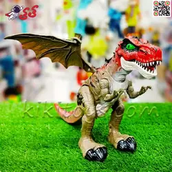 ربات دایناسور تیرکس قرمز بالدار اسباب بازی DINOSAUR 912