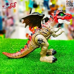 ربات دایناسور تیرکس قرمز بالدار اسباب بازی DINOSAUR 912