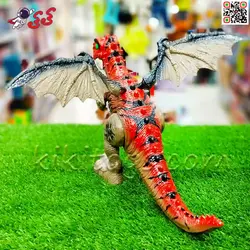 ربات دایناسور تیرکس قرمز بالدار اسباب بازی DINOSAUR 912