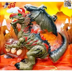 اژدها راهرو و تخم گذار اسباب بازی DINOSAUR 908A