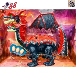 ربات دایناسور و اژدها سه سر راهرو و تخم گذار اسباب بازی DINOSAUR 919