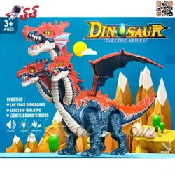 ربات دایناسور و اژدها سه سر راهرو و تخم گذار اسباب بازی DINOSAUR 919