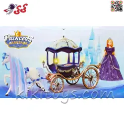 کالسکه و اسب اسباب بازی و باربی پرنسس PRINCESS CARRIAGE 372A