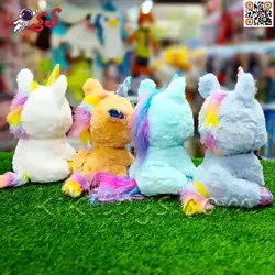 عروسک پولیشی اسب تک شاخ و یونیکورن چشم تیله ای 25 سانتیمتر Plush toys unicorn