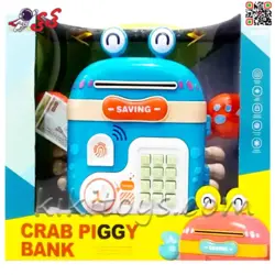 قلک و گاوصندوق آموزشی موزیکال مدل خرچنگ کیفی CRAB PIGGY BANK 6655