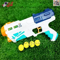 کلت و تفنگ اسباب بازی دو کاره تیر فومی و آب پاش Shoot gun 64828