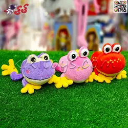 عروسک پولیشی قورباغه رنگی اسباب بازی