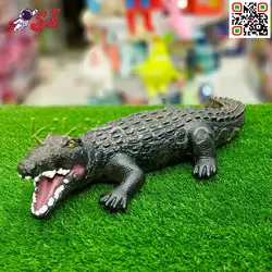 فیگور حیوانات ماکت تمساح نرم گوشتی X021