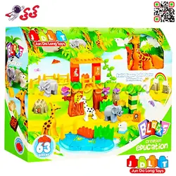 لگو باغ وحش قطعه درشت اسباب بازی کودک JDLT 5020