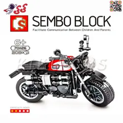 لگو ماکت موتورسیلکت تریومف Triumph برند اس وای SEMBO BLOCK 701126