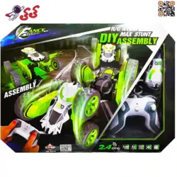 ماشین کنترلی دیوانه حرفه ای اسباب بازی باز و بست STUNT CAR 28A04