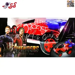 ماشین کنترلی اسپایدرمن اسباب بازی ابرقهرمانی Spider Man CARS 802S