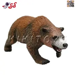 فیگور حیوانات ماکت خرس قهوه ای خوابیده Brown Bear 1184