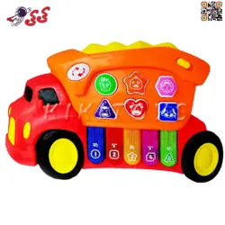 ارگ اسباب بازی موزیکال کودک طرح کامیون Car Piano 135