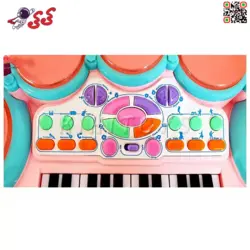 اسباب بازی پیانو و درام شارژی با میکروفون Drums Piano 7010B