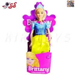 عروسک باربی اسباب بازی لباس آبی زرد Anliy 7102538