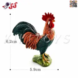 فیگور حیوانات ماکت خروس اسباب بازی ROOSTER 860