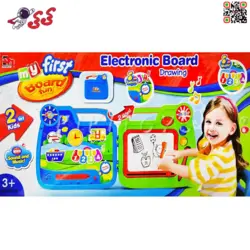 اسباب بازی تخته مغناطیسی و موزیکال کودک Electronic Board 628
