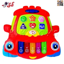 ارگ و پیانو اسباب بازی موزیکال کودک طرح ماشین Piano Car 132