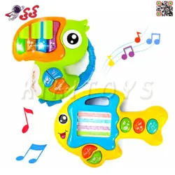 پیانو اسباب بازی موزیکال طوطی و ماهی Funny Music Animals 65097B