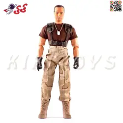 اکشن فیگور سرباز با پکور و تجهیزات نظامی 90203 برند ام اند سی WORLD PEACEKEEPERS WITH ACCESSORIES