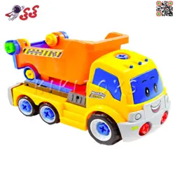 کامیون کمپرسی با پیچ گوشتی برقی اسباب بازی KAMYU Dump Trucks 22912