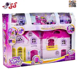 خانه و قصر اسباب بازی موزیکال بزرگ باربی دخترانه MY SWEET HOME 16428