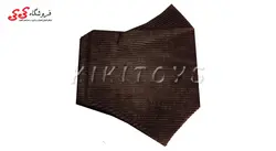 ماسک صورت سه بعدی پارچه ای سه لایه قهوه ای کبریتی